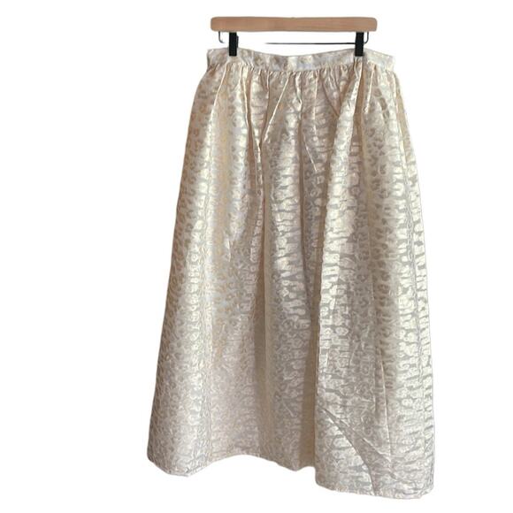 Anthropologie Pankaj & Nidhi Burnout Shimmer Maxi Skirt - Picture 2 of 15